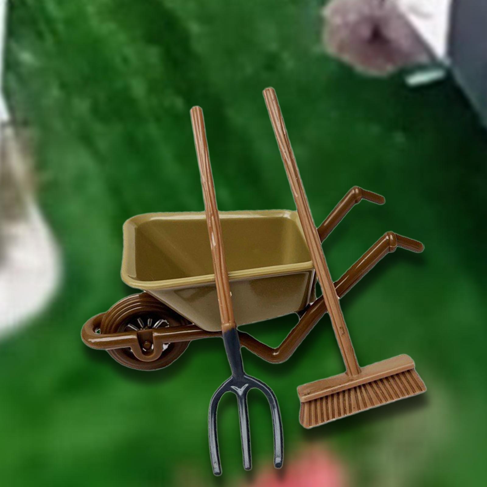 3x 1:12 Dollhouse Farm Tools A - Agriculture Farming Vehicles 评论和价格