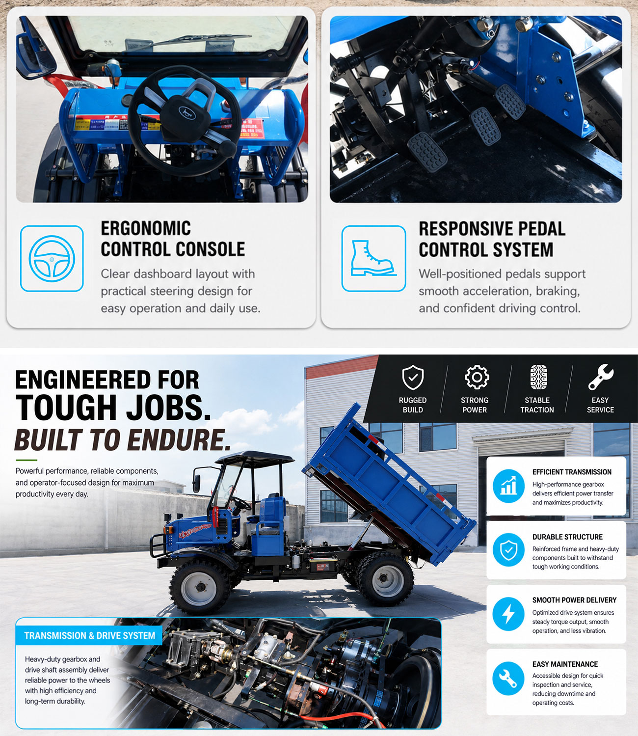 Factory Supply 800CC 4WD UTV A - Agriculture Farming Vehicles 评论和价格