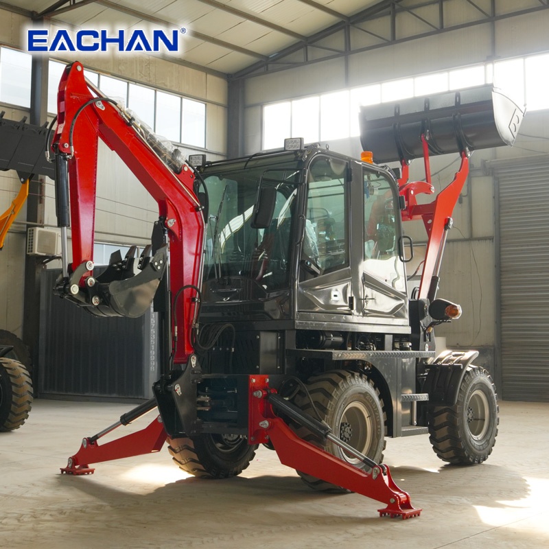 4WD Hydraulic Wheel Backhoe Lo - Agriculture Farming Equipments 评论和价格