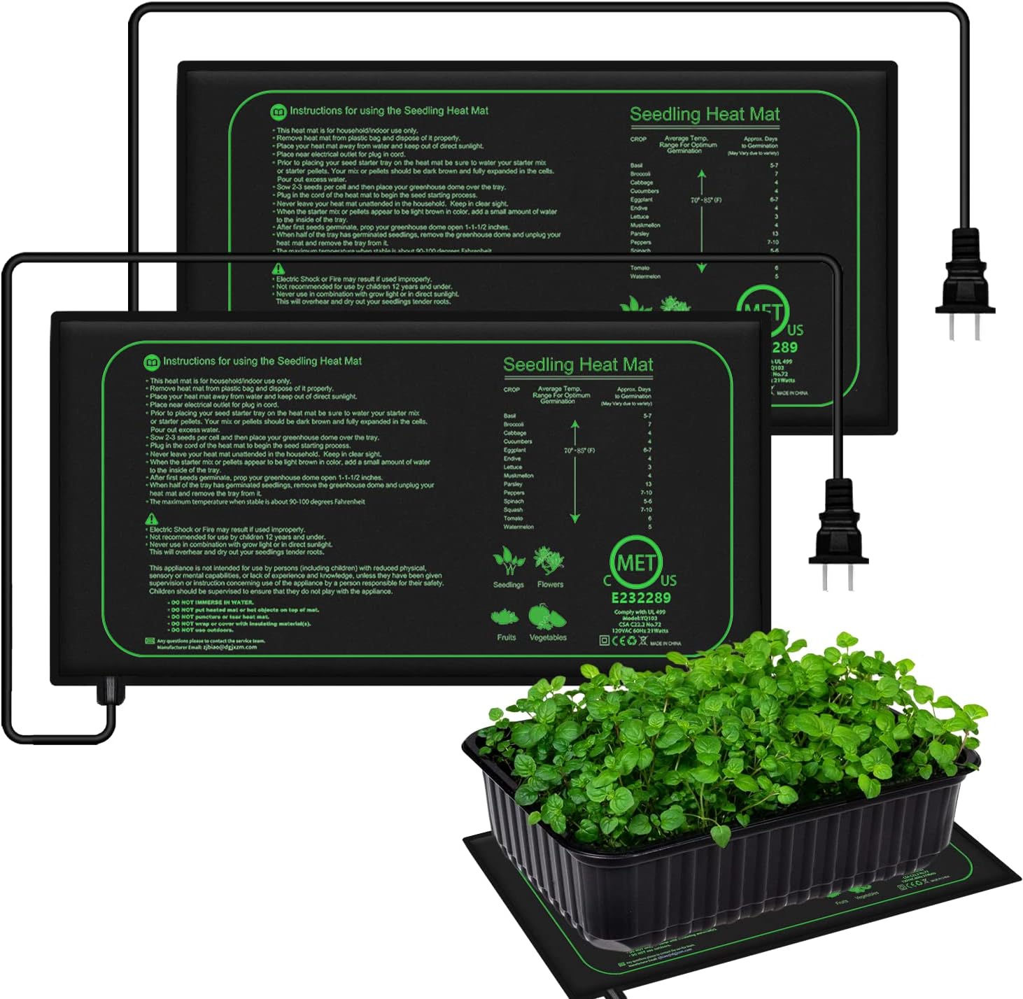 10/25/50CM Seedling Heat Mat I - Plant Growth Regulator 评论和价格