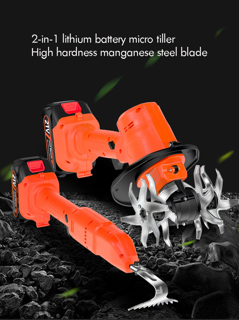 Cordless Electric Tiller 1.5Ah - Farming Equipment For Agriculture 评论和价格