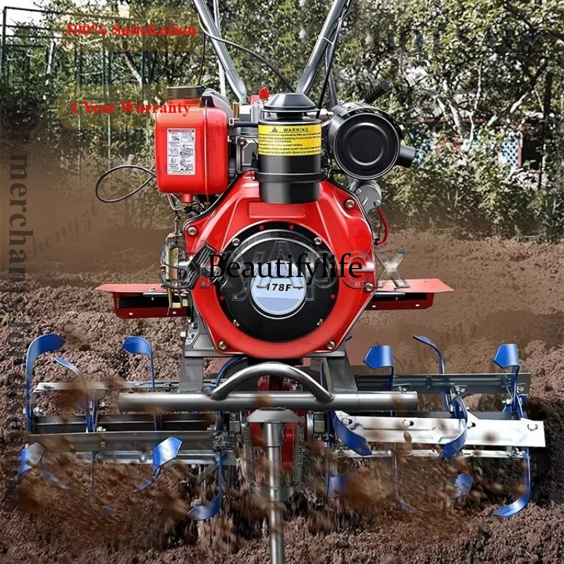 M81 New Mini Rotary Tiller Hou - Agriculture Farming Equipments 评论和价格
